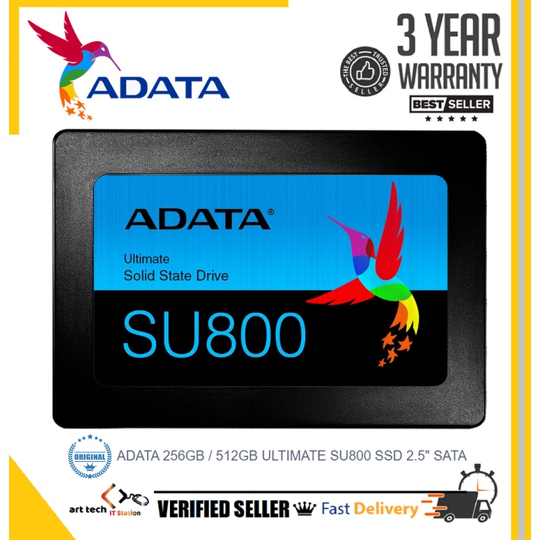 ADATA ULTIMATE SU800 SSD 256GB / 512GB 2.5