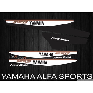 Yamaha ALFA SPORTS Motorcycle STRIPING Sticker