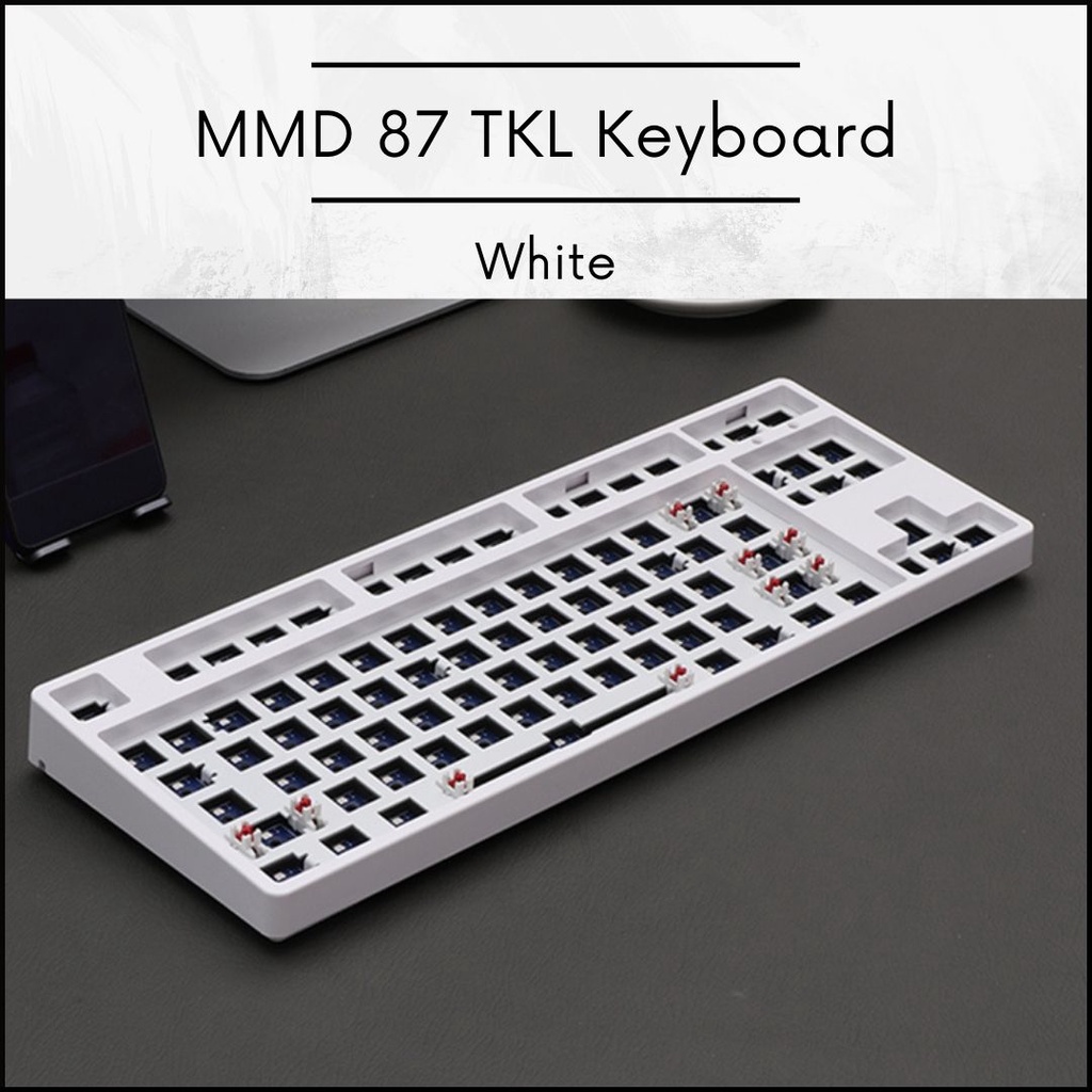 MMD87 Mechanical Keyboard k87 TKL HotSwap RGB TriMode 2.4Ghz