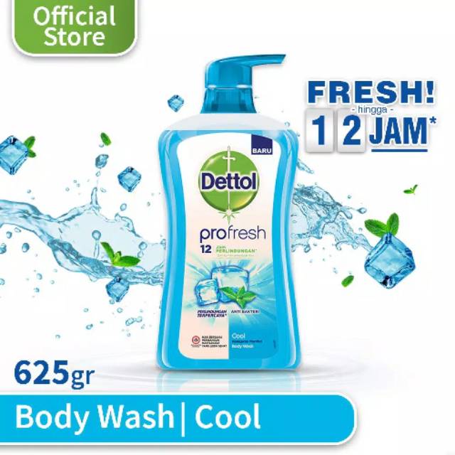 Dettol Liquid Bath Soap Anti Bacterial Cool 625gr Pump | Shopee Malaysia