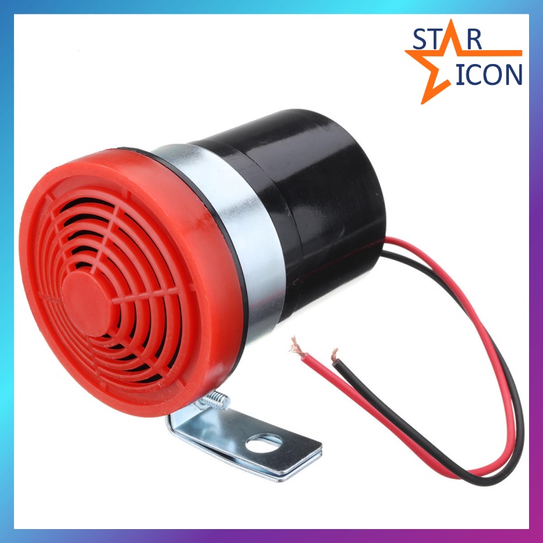 12V-24V Car Reverse Horn Warning Back Up Alarm Speaker Buzzer Siren W/Light