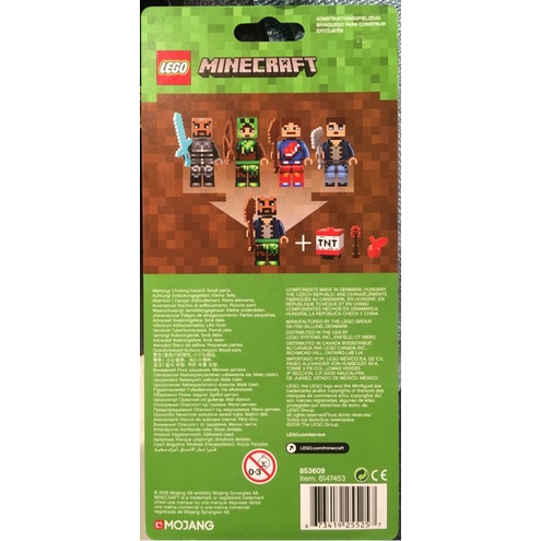 BricksDelight 853609 Original LEGO Minecraft Skin Pack Minifigures Shopee Malaysia