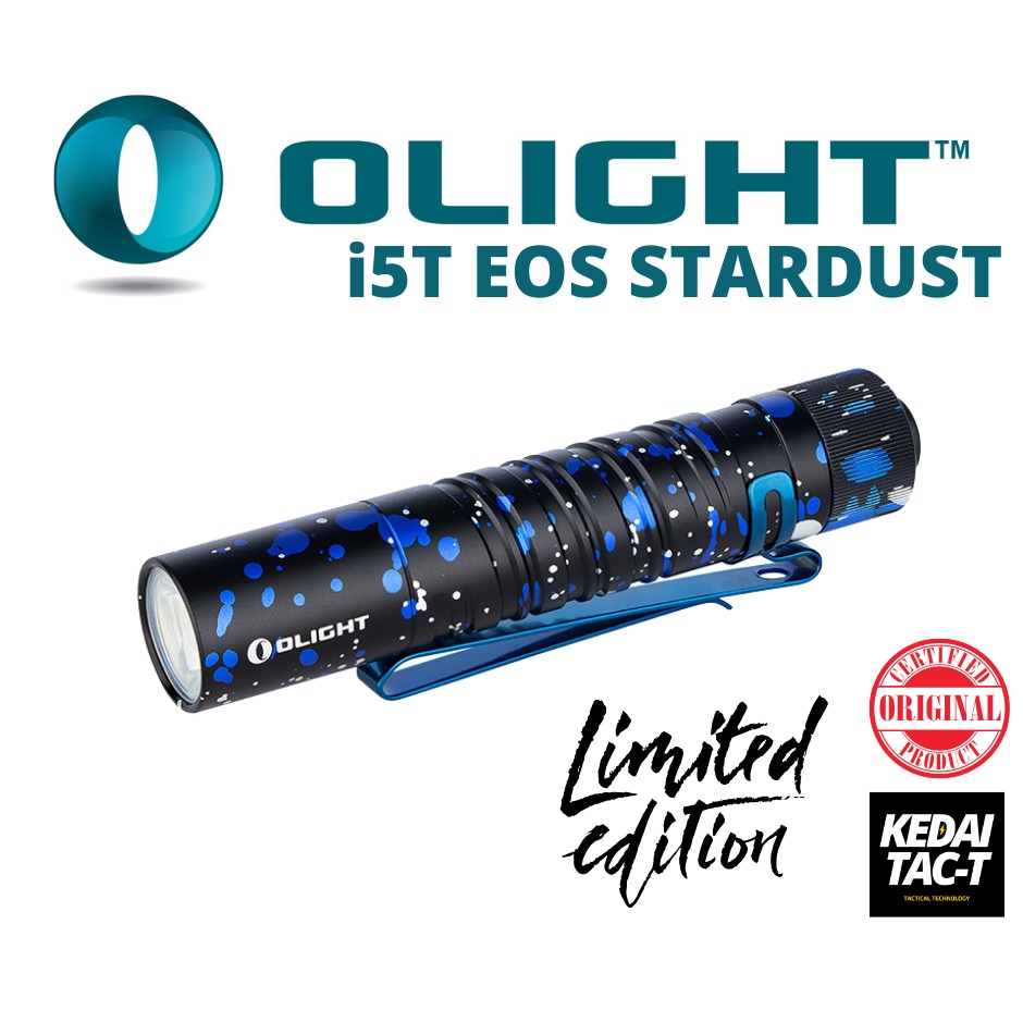 Lampe Torche Olight I5T EOS Stardust - 180 Lumens, étanche IPX8, Titane - Édition Rare Collection