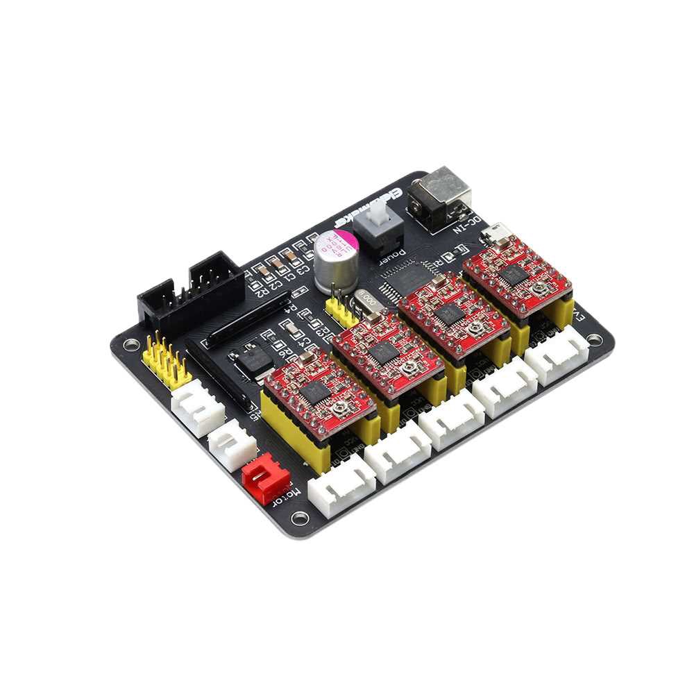 EleksMaker 4 Axis Stepper Motor Driver Controller Board Control Panel ...