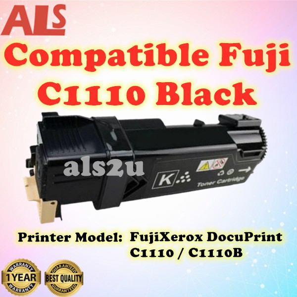 ( FULL SET) Fuji Xerox Docuprint C1110 / C1110B Compatible Colour Laser ...