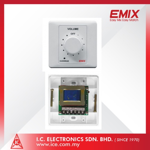 EMIX EMV6006 (6W) Volume Control c/w 24V Overriding Relay | Shopee Malaysia