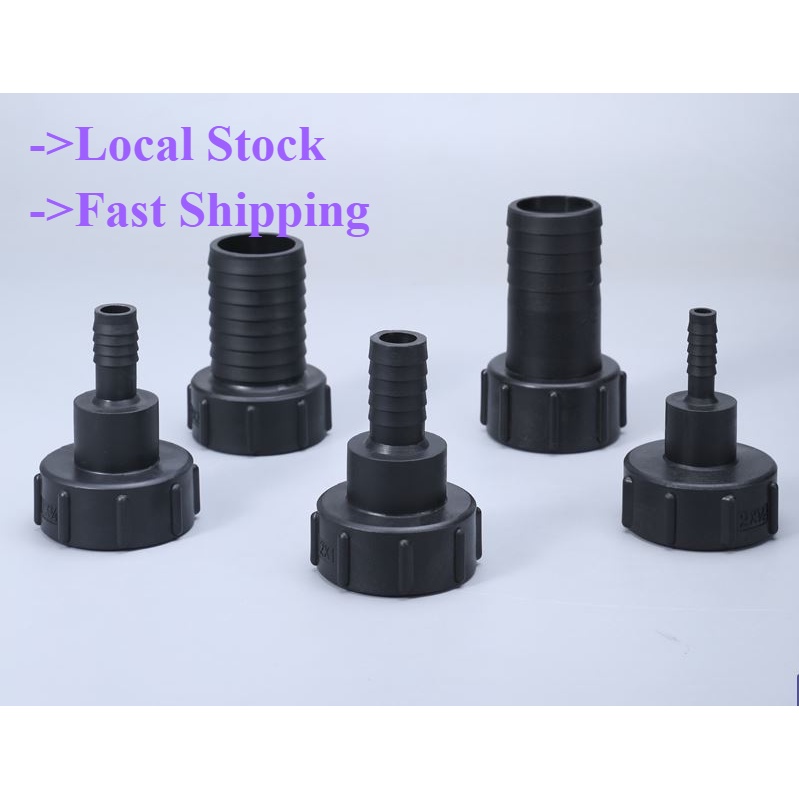 1PC 2" IBC Tank Barbed Connector Female Thread Adapter Water Tap