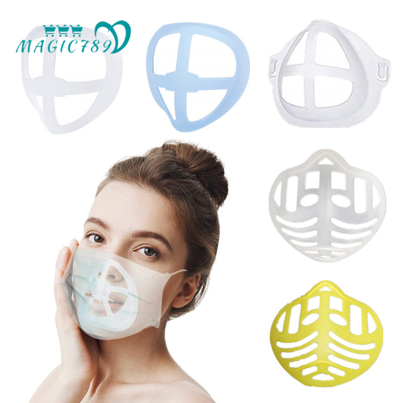 Magic789 Soft Plastic 3D Face Mask Bracket Inner Support for Nose Mouth ...