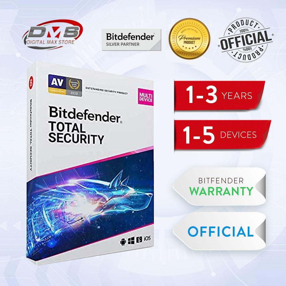 Bitdefender Total Security and Security Antivirus 2024