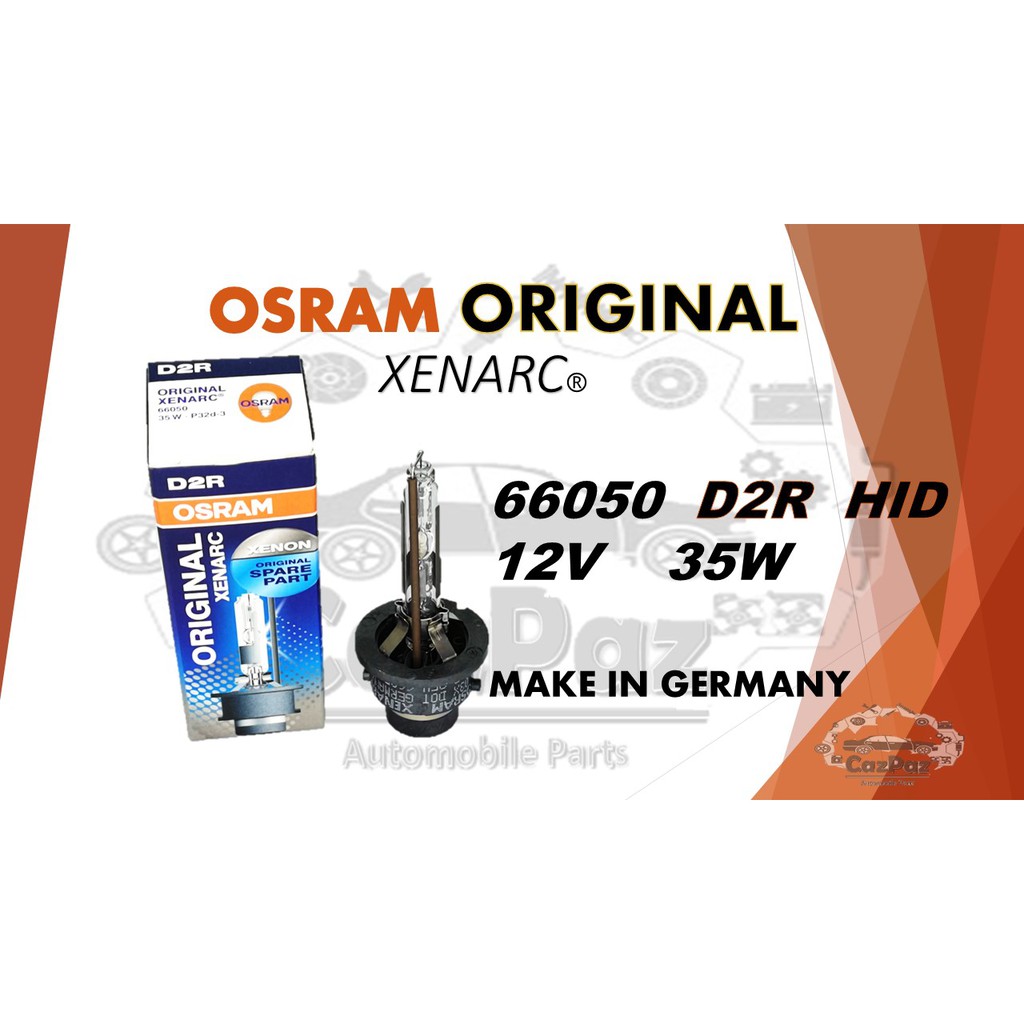 Osram Original XENARC Light Bulb (66250) D2R HID 12V 35W | Shopee Malaysia