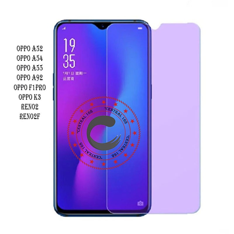 Topme Case Design For OPPO A52 / OPPO A72 / OPPO A92 (6.5" Inches) Cover, Tpu Silicone Case Skin Protector - Sapphire Blue