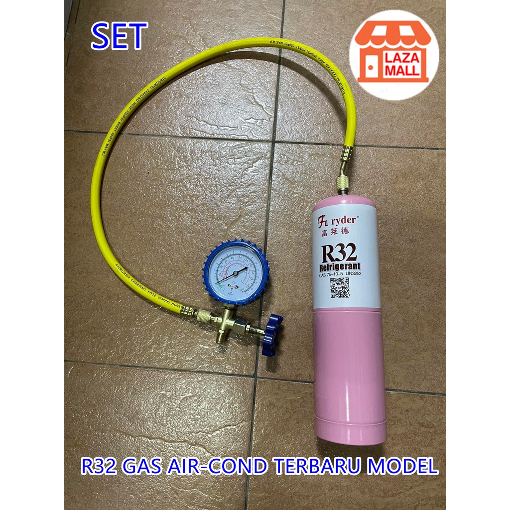 R32 GAS AIRCOND NEW TYPES MODEL INVERTER TOP UP GAS COMPRESSOR MOTOR  AIR-CONDITIONER EKON REFRIGERANT AIR-COND R32A Shopee Malaysia