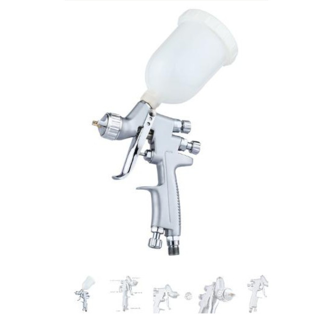 1.2mm Spray Gun Paint Spray Gun MiNi Spray Gun Gravity Feed Paint 250ml Cup  MiNi