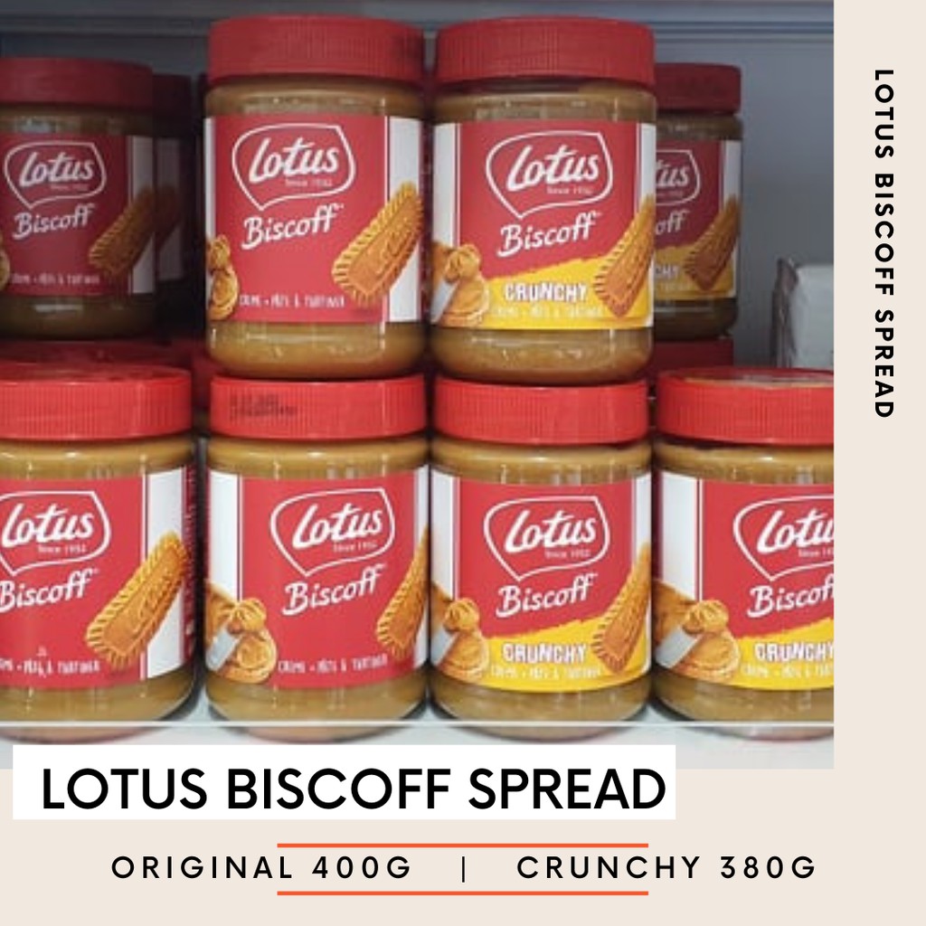Lotus Biscoff Spread [ORIGINAL 400g & CRUNCHY 380g] Shopee Malaysia