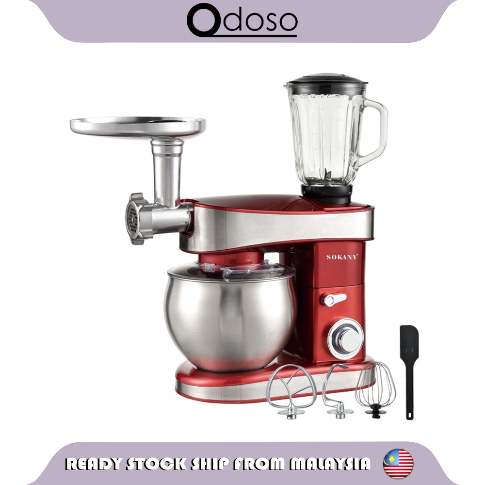SOKANY 213 Multifunction Meat Grinder Kitchen Multifuntional Blender and Mixer Juicer, Baking