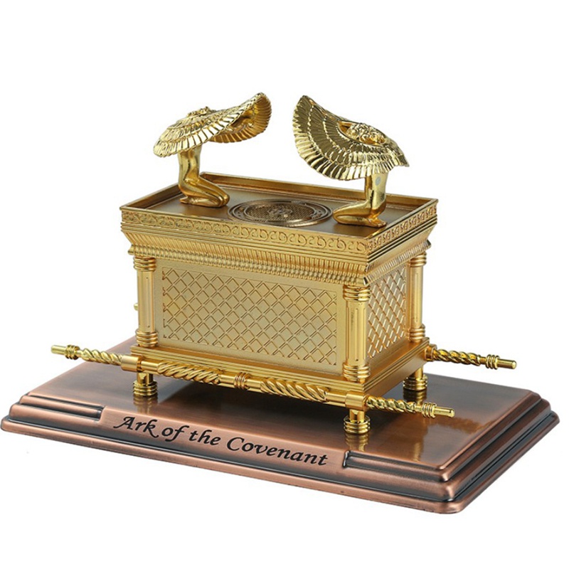 The Ark of the Covenant Replica Statue Gold Plated With Ark Contents ...