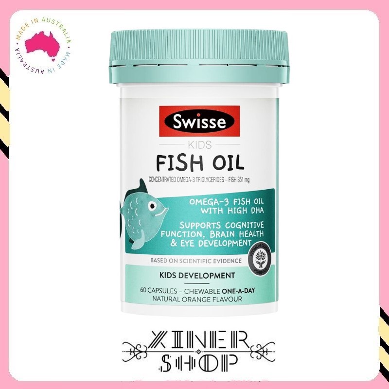 Swisse Kids Fish Oil ( 60 Capsules )(Made in Australia ) | Shopee Malaysia