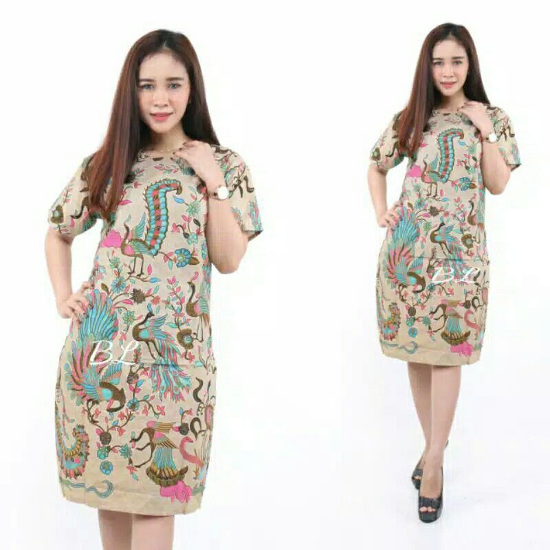 Dress Batik Sogan BIG SIZE JUMBO XXL XXXL XXXXL XXXXXL | Shopee Malaysia