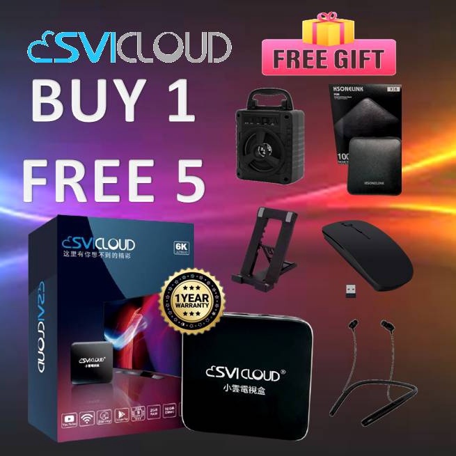 SVI CLOUD 3S ANDRIOD BOXES 6K ULTRA HD | TV BOX MALAYSIA (2GB RAM + 16GB)  小云电视盒