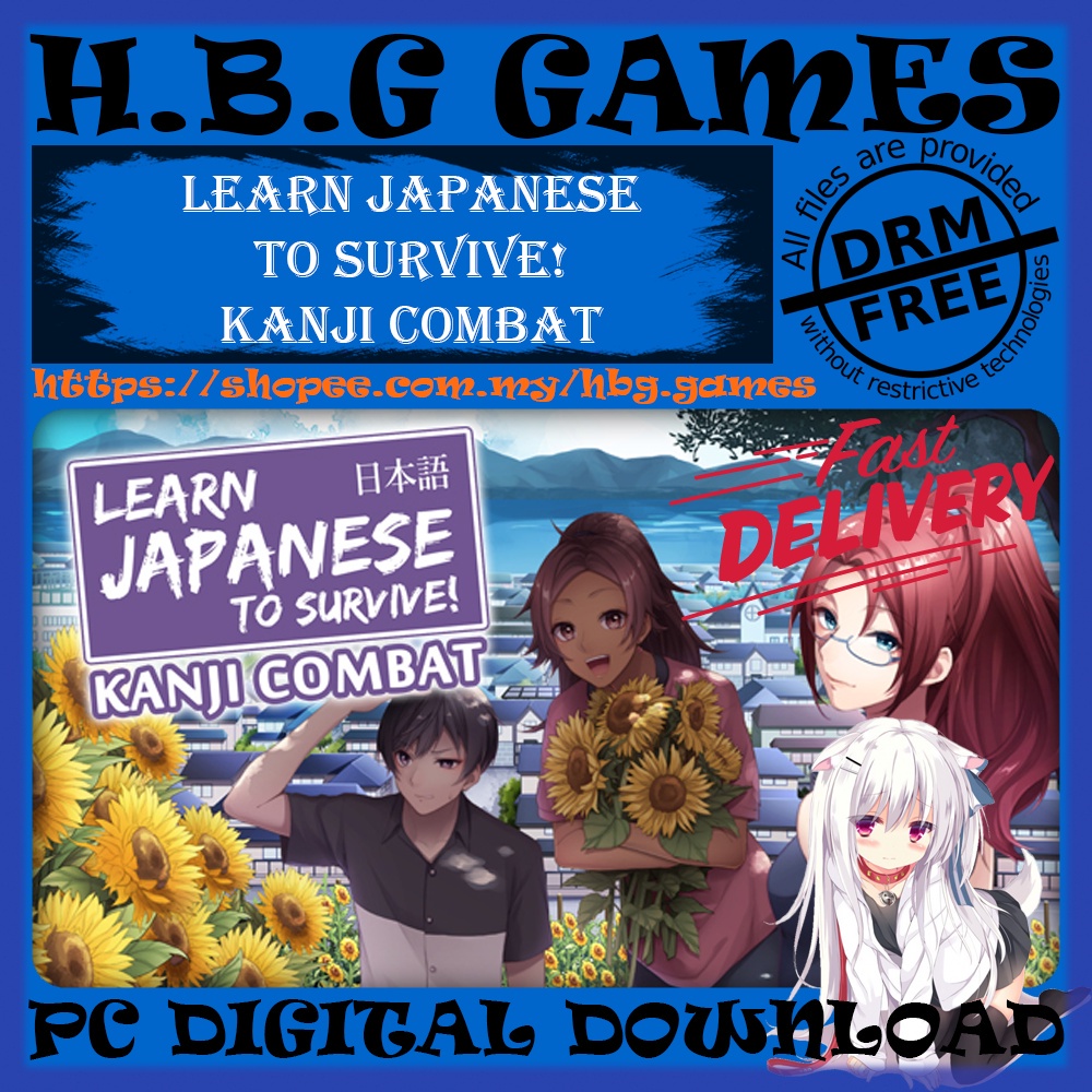 Learn Japanese To Survive! Kanji Combat [PC DIGITAL DOWNLOAD] [OFFLINE] Shopee Malaysia