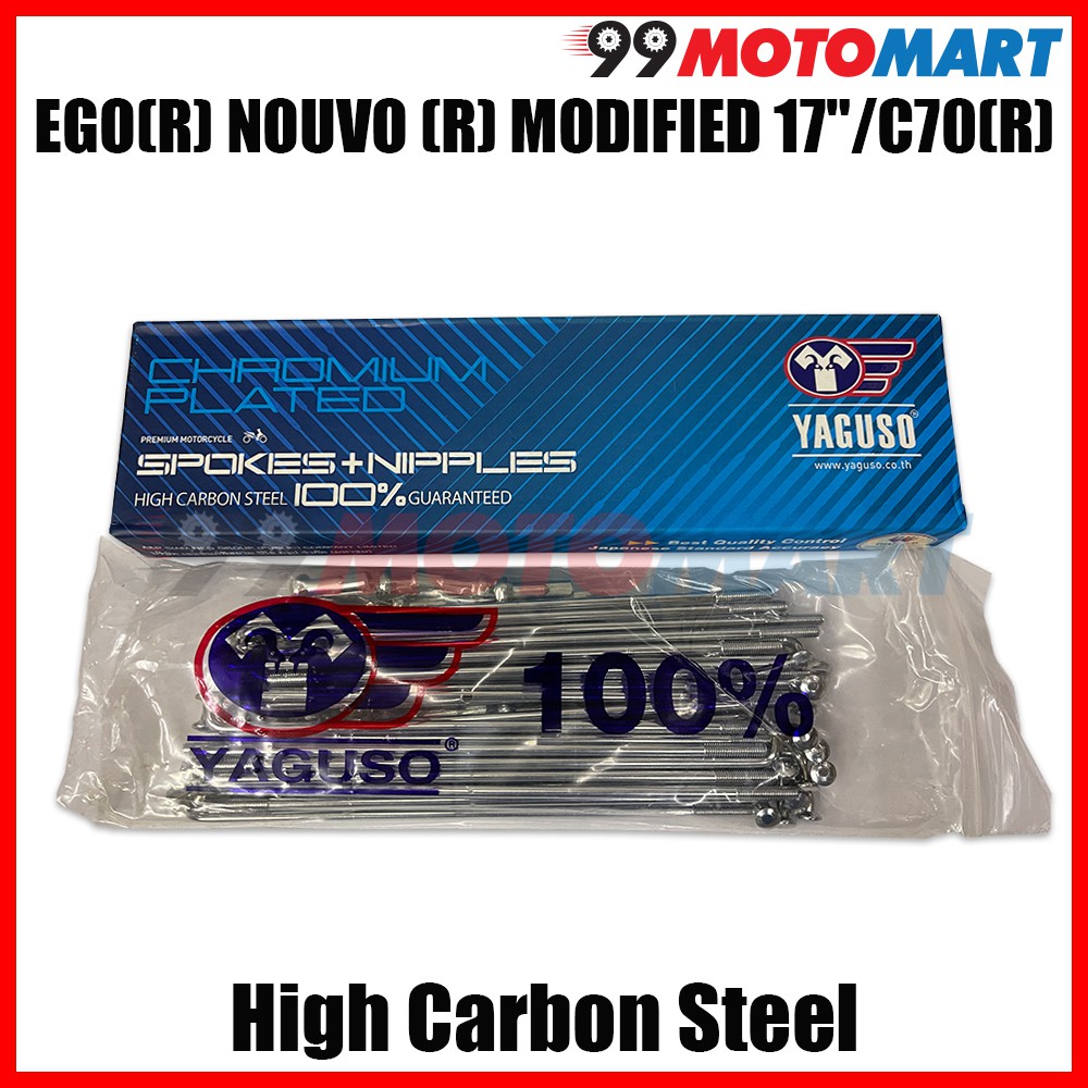 Spoke Nouvo Spokes Chrome Rear Modify Rim 17 Lidi Jejari Nouvo Rear ...