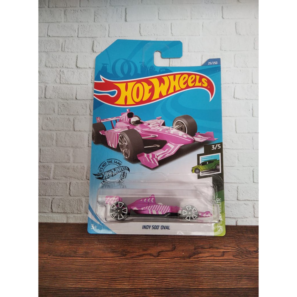 Hot Wheels Indy Oval Pink Hw Speed Blur Hotwheels Shopee Malaysia