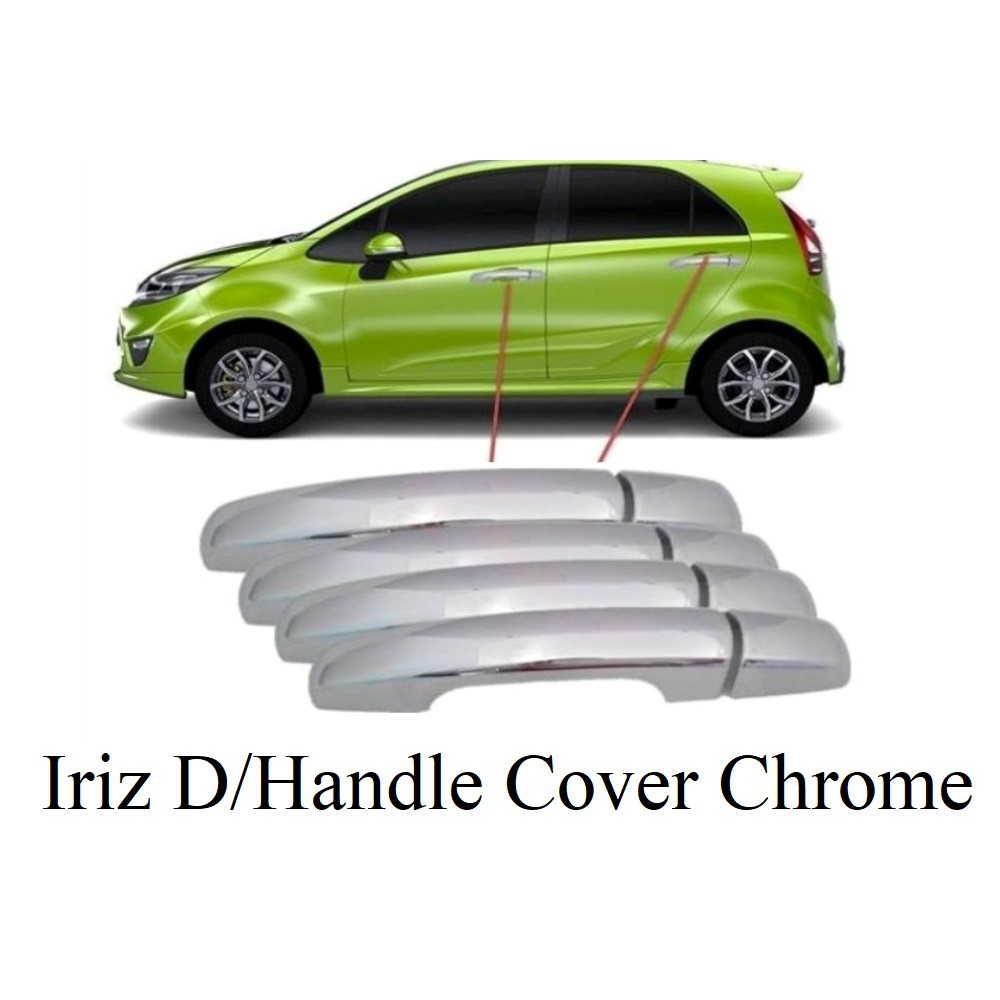 DOOR HANDLE CHROME COVER P.IRIZ / PERSONA NEW / SAGA NEW (1 set 4 pcs