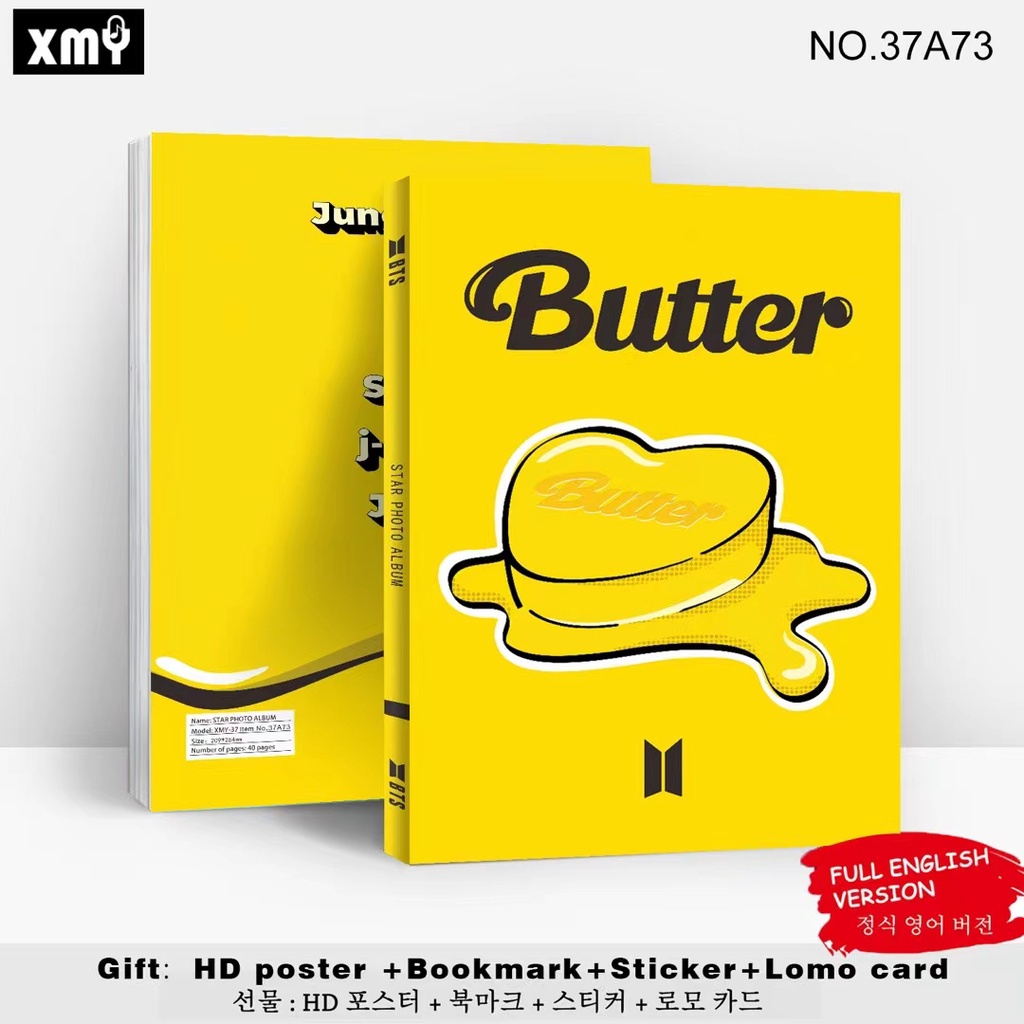 BTS Album Butter Photobook Photo Album Poster Sticker | Shopee Malaysia