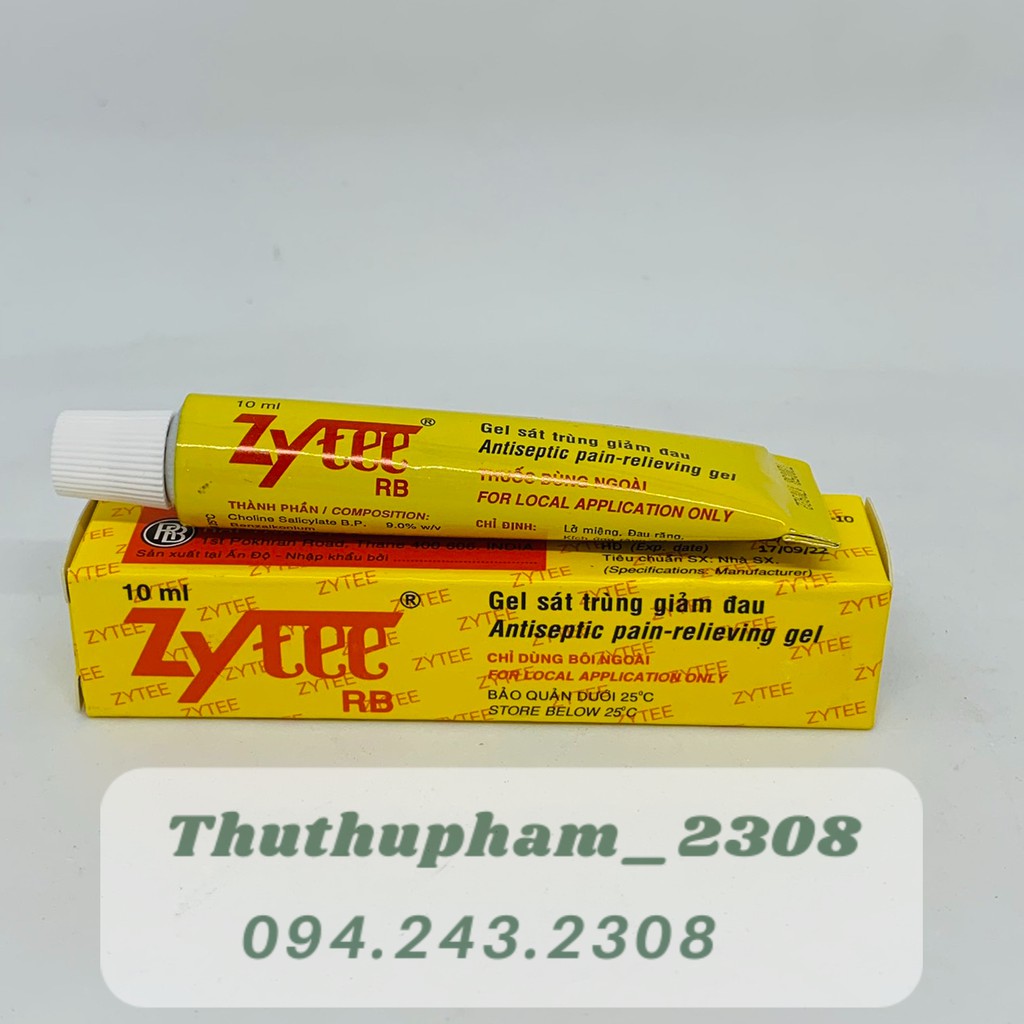 Zytee RB - Gel for canker sores, periodontitis, gingivitis | Shopee ...