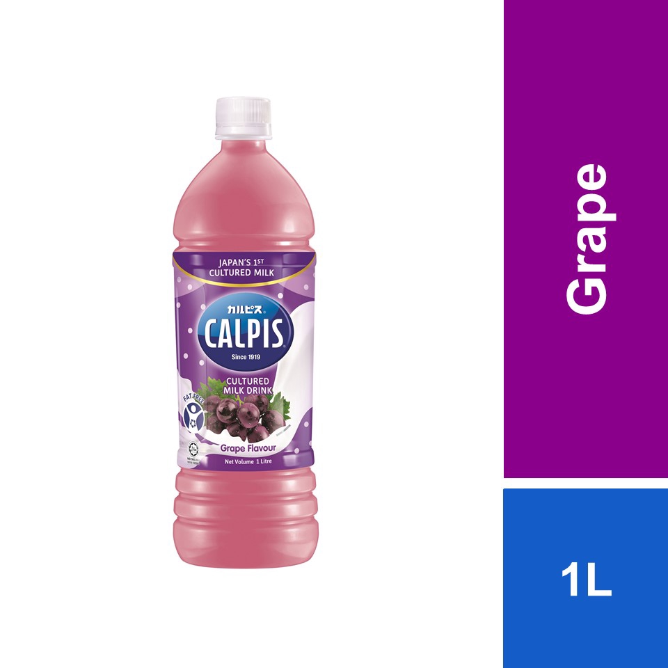 Calpis Cultured Milk Grape Pet (1L) | Shopee Malaysia