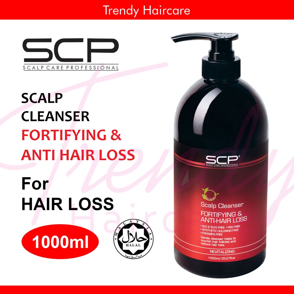 Scp Fortifying And Anti Hair Loss Scalp Cleanser 1000ml Shopee Malaysia 5497