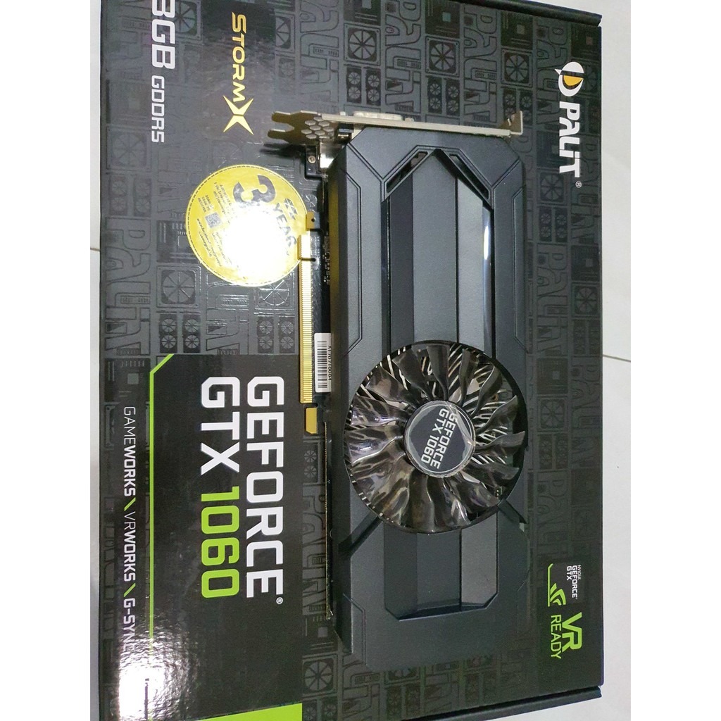 Palit GeForce® GTX 1060 StormX 3GB [Used] | Shopee Malaysia