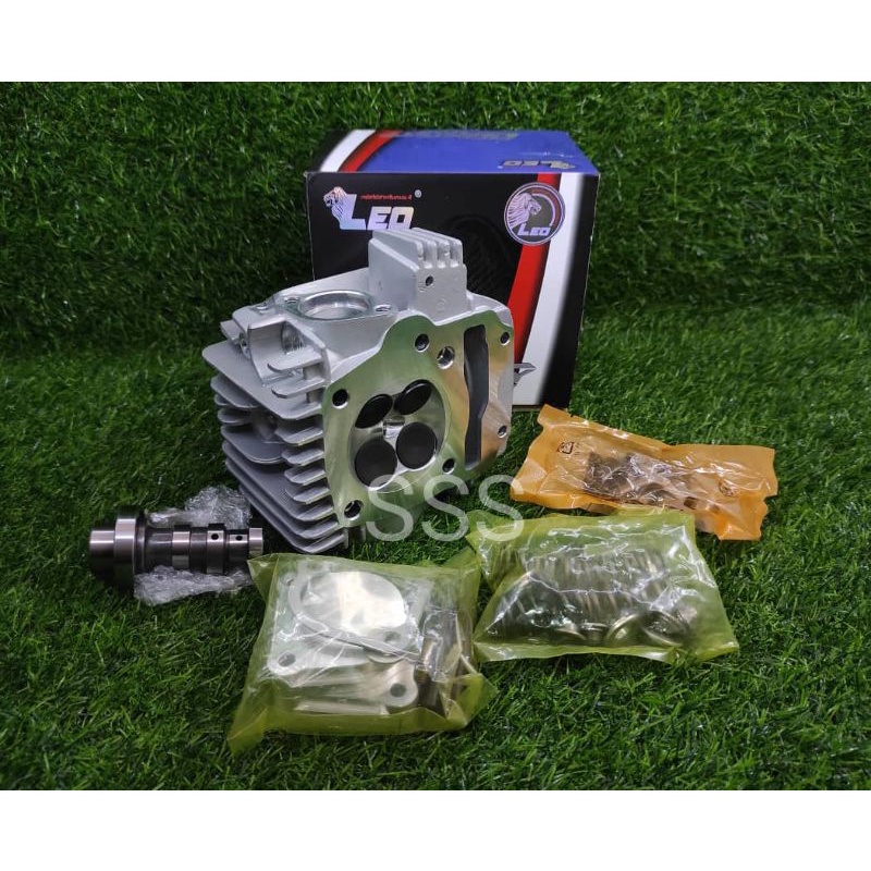 LEO RACING HEAD WAVE125 4VALVE 21/24 CYLINDER HEAD RACING SUPER HEAD ...