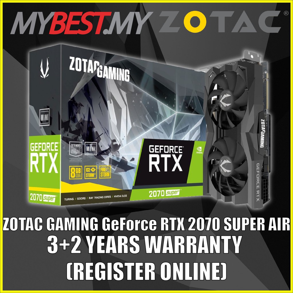 Zotac gaming geforce 2025 rtx 2070 super air