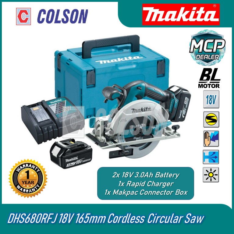 COLSON MAKITA DHS680RFJ 165 mm 6 1 2