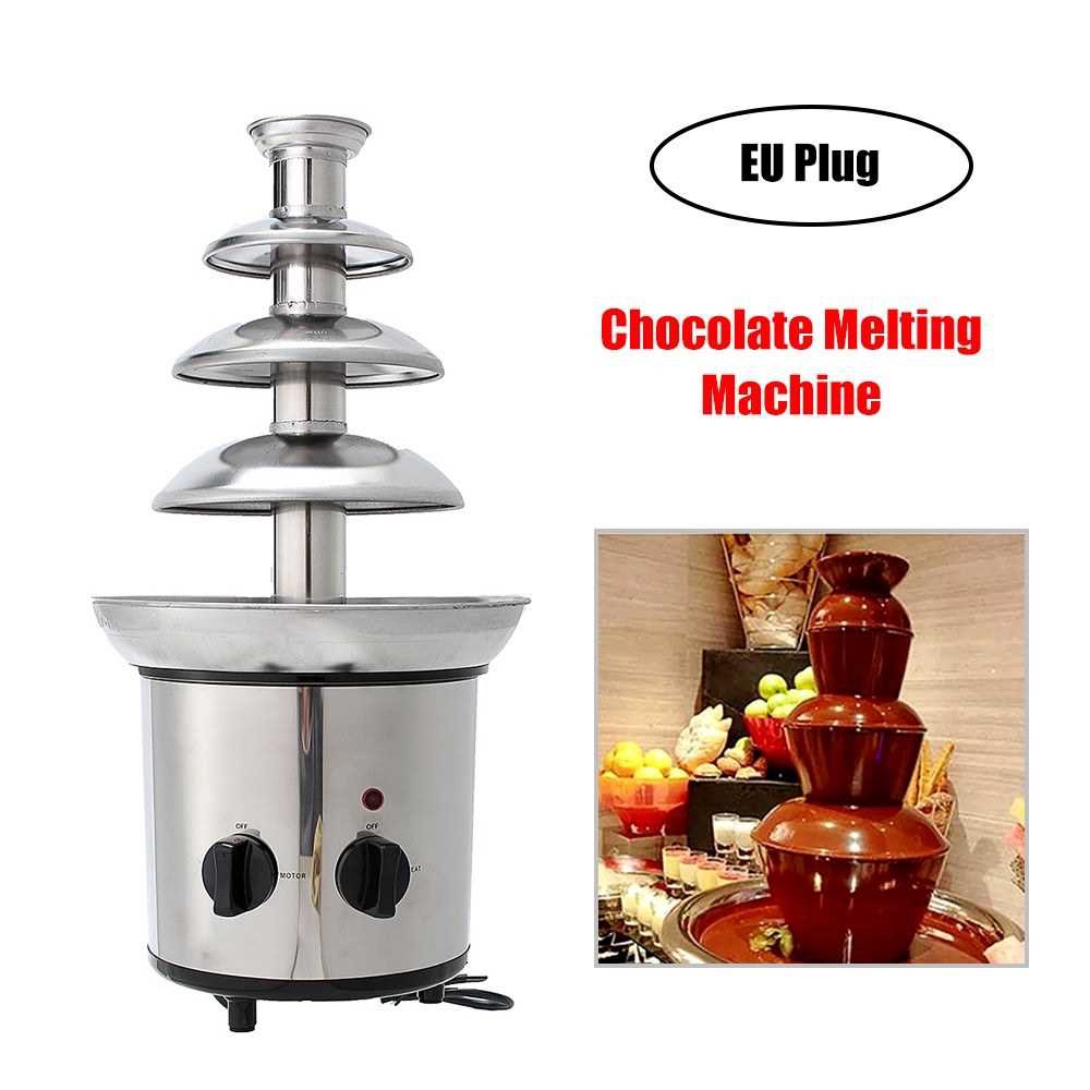 Chocolate Fountain Chocolate Waterfall Melting Machine Stainless Steel ...