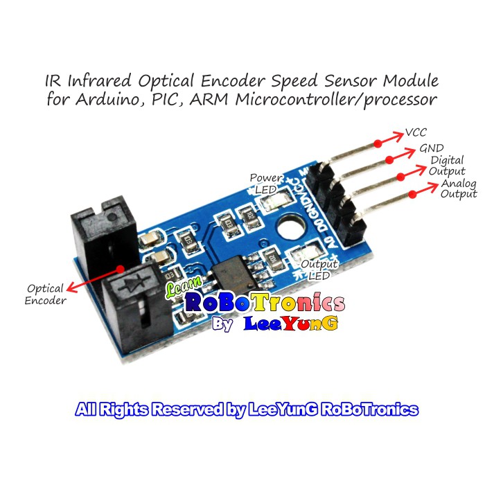 Infrared Speed Sensor Optical Encoder Tachometer Optocoupler Module ...