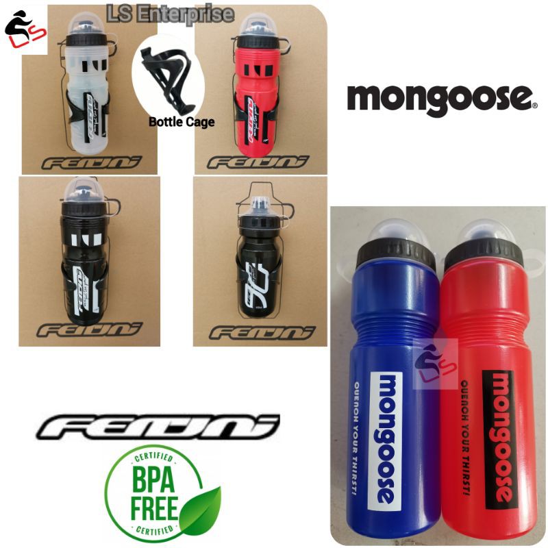 Mongoose water 2025 bottle holder