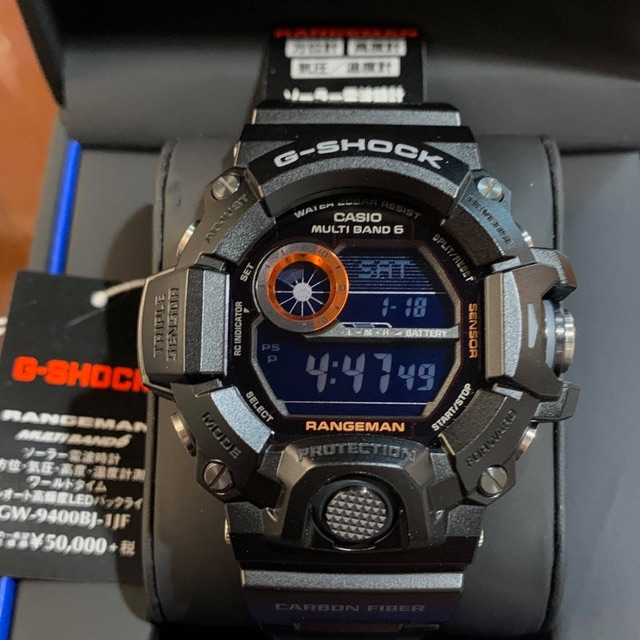 Original G Shock GW 9400BJ 1 Black Panther Japan Market Release