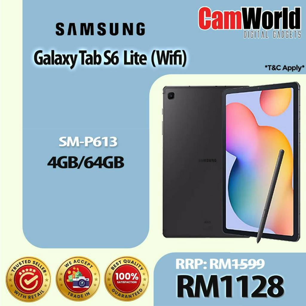 Galaxy Tab S6 Lite Wifi ( SMP613 ) ( 4GB + 64GB ) Shopee Malaysia