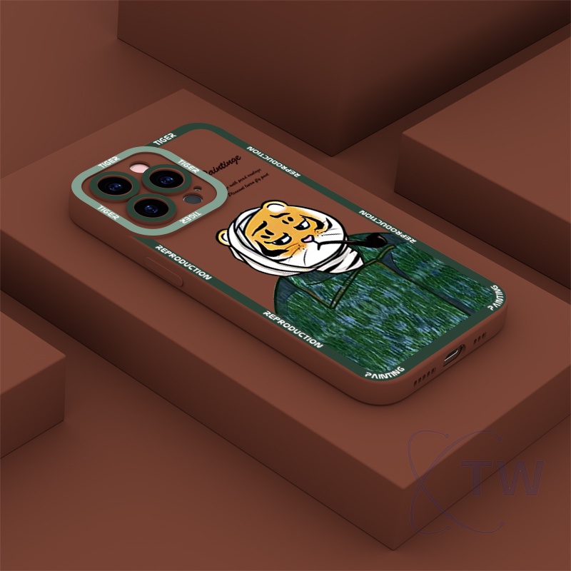 Casing Redmi Note 10 8 9 11 Pro 11s 10s 9s Cute Cartoon Little Tiger 