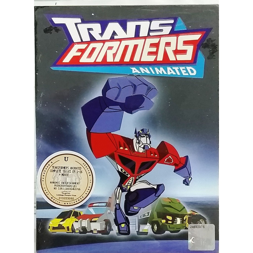 Transformers on sale animated dvd