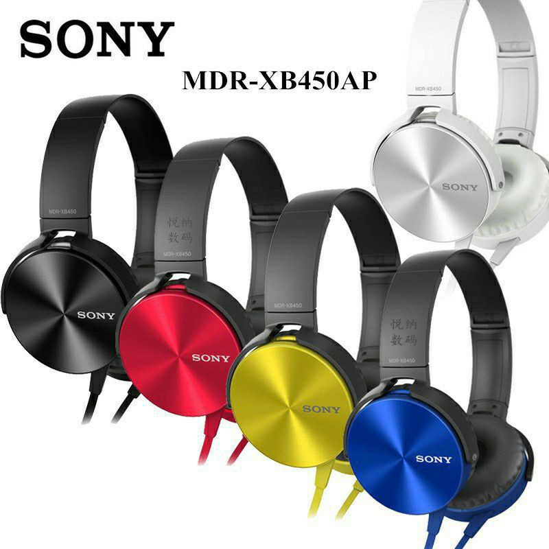 SONY EXTRA BASS STEREO HEADPHONE HANDS FREE PHONE CALLLS FOR SMARTPHONE HIGH DEFINITION SPEAKER BUILT IN MIC AUDIO JACK Shopee Malaysia