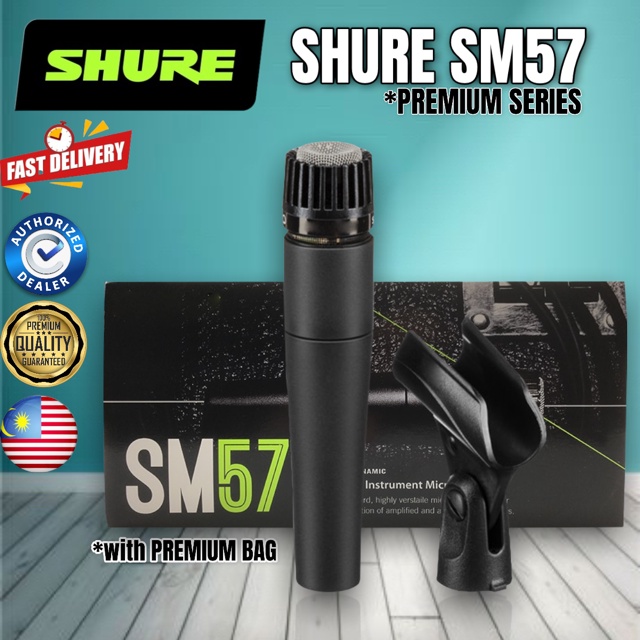 SHURE SM57LC SM 57 wired dynamic cardioid professional microphone for
