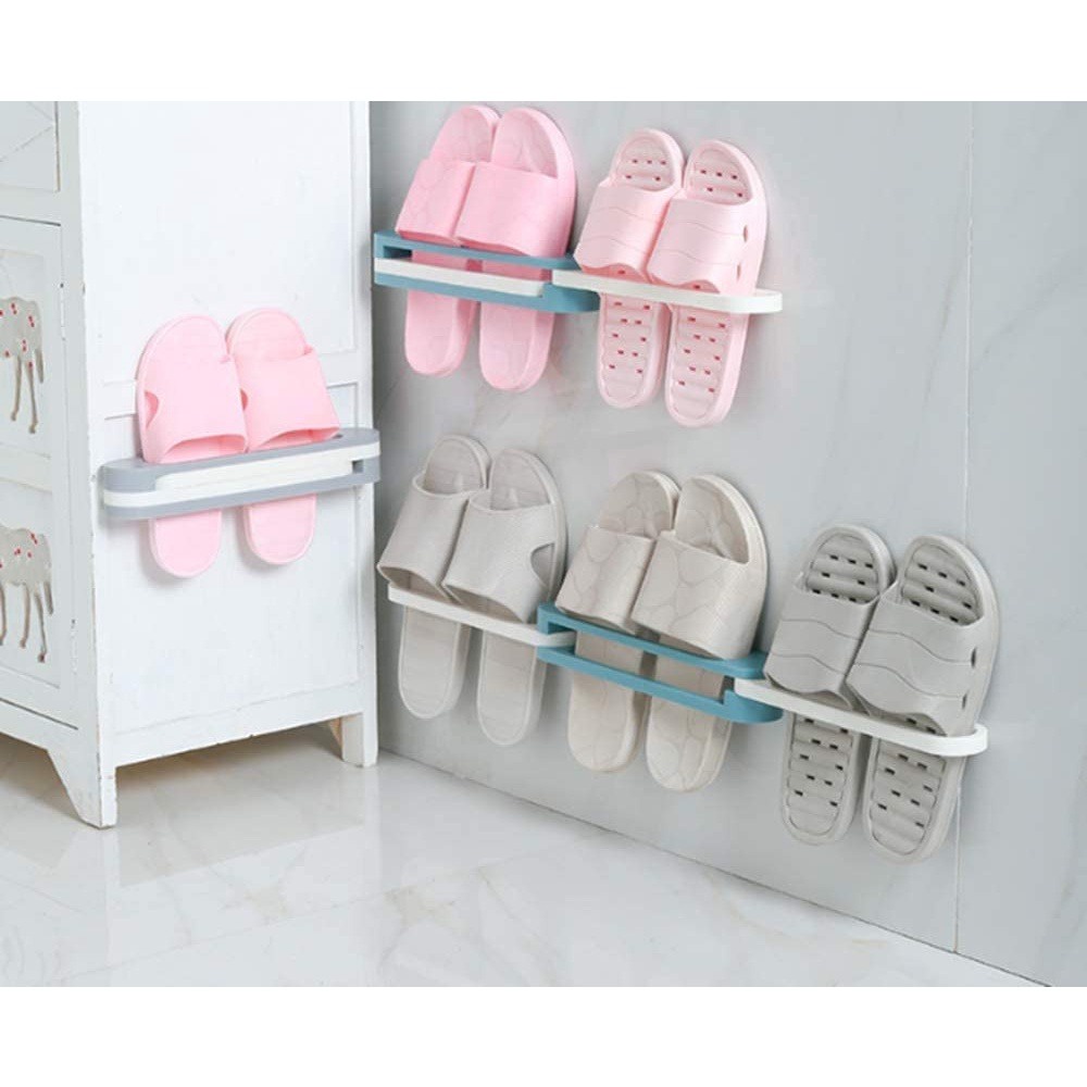 SAVE SPACE Hanging Shoe Rack Rak Kasut Sangkut Dinding 3 Kasut Rak ...