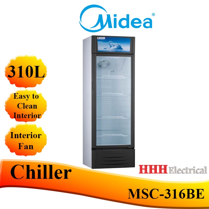 Midea Showcase Chiller Refrigerator 310L (MSC316BE) Shopee Malaysia