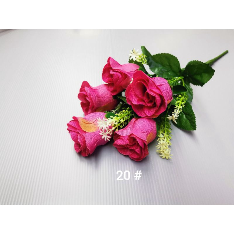 ARTIFICIAL ROSE BUSH / BUNGA ROSE/ BUNGA HIASAN/ | Shopee Malaysia