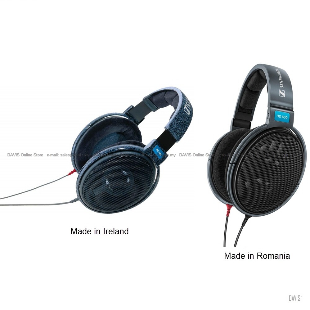 Sennheiser HD600 HD 600 Audiophile Headphones Open Back Dynamic