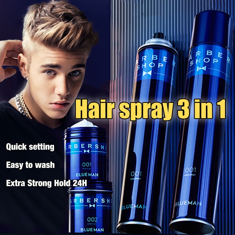 Men‘s hair spray 3 in 1 Gaya rambut lelaki Extreme Hold Hairspray hair ...