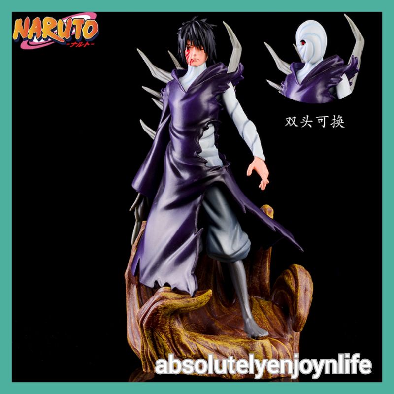 🇲🇾Ready Stock🇲🇾Naruto Uchiha Obito White Mask Zetsu Figure | Shopee ...